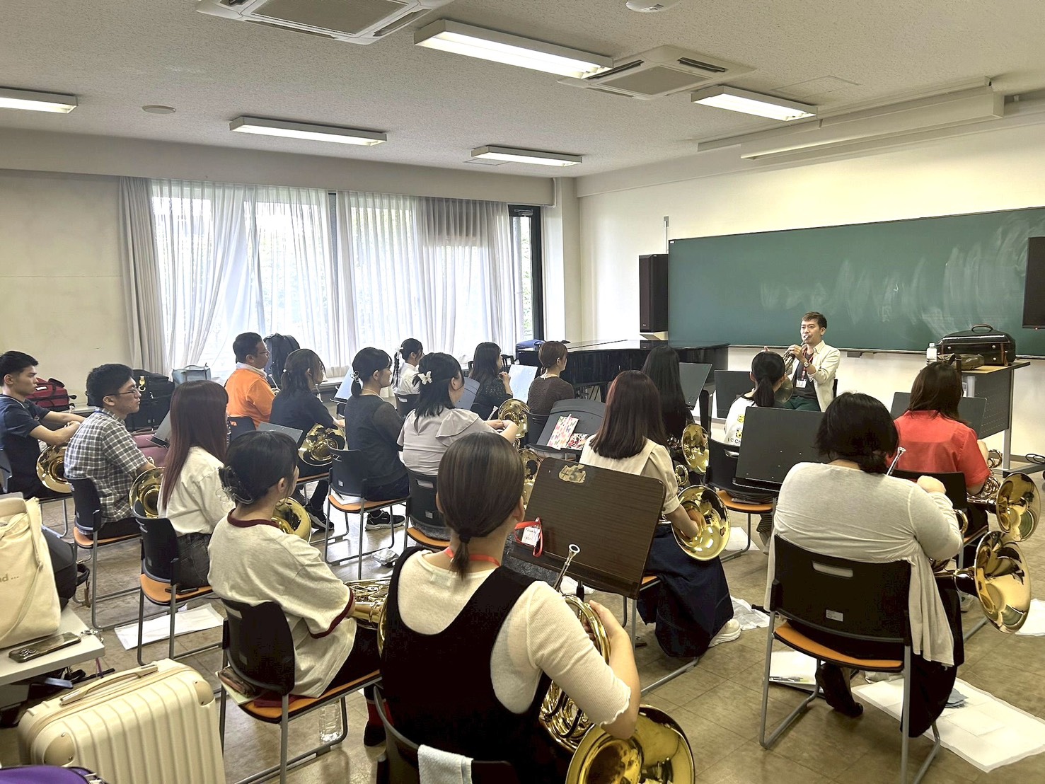室内楽講座の様子
